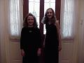 Stephanie and Gretchen ready for sweetheart dance